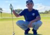 Golfista de 10 anos com autismo cria a própria linha de roupas e inspira