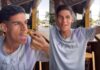 ‘Luva de Pedreiro’ emociona ao comer pizza e batata frita pela 1ª vez