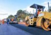 As ruas e pistas do Distrito Federal receberam cerca de 105 mil toneladas de massa asfáltica desde 2019.