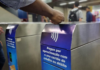 Uma facilidade para passageiros de metrô.
