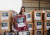 Mayara Noronha Rocha arrecada toneladas de doações para o Sul