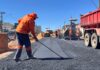 Avenida Hélio Prates recebe 220 toneladas de asfalto neste domingo