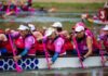 Festival de canoagem para mulheres sobreviventes do câncer de mama chega a Brasília