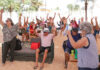 Campanha do GDF leva 250 idosos para dia de lazer no Na Praia