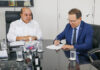 Ibaneis Rocha empossa simbolicamente Nelson Souza como novo presidente do BRB